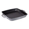 Staub Grillpfanne 28 X 28 Cm, Gusseisen, Graphit-Grau -Staub 40511 684 0 1
