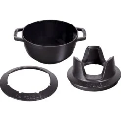 Staub Fondue Set 20 Cm, Schwarz -Staub 40511 972 0 1