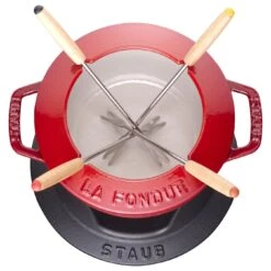 Staub Fondue Set 16 Cm, Kirsch-Rot -Staub 40511 973 0 2