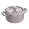 Staub Mini Cocotte 10 Cm, Rund, Antik-Grau, Keramik 2 Staub Mini Cocotte 10 Cm, Rund, Antik-Grau, Keramik -Staub 40511 998 0 6