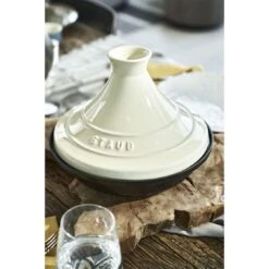 Staub Tajine 28 Cm, Gusseisen, Cream -Staub 424418362