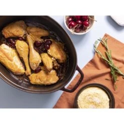 Staub Cocotte 33 Cm, Oval, Grenadine-Rot, Gusseisen -Staub 424420853