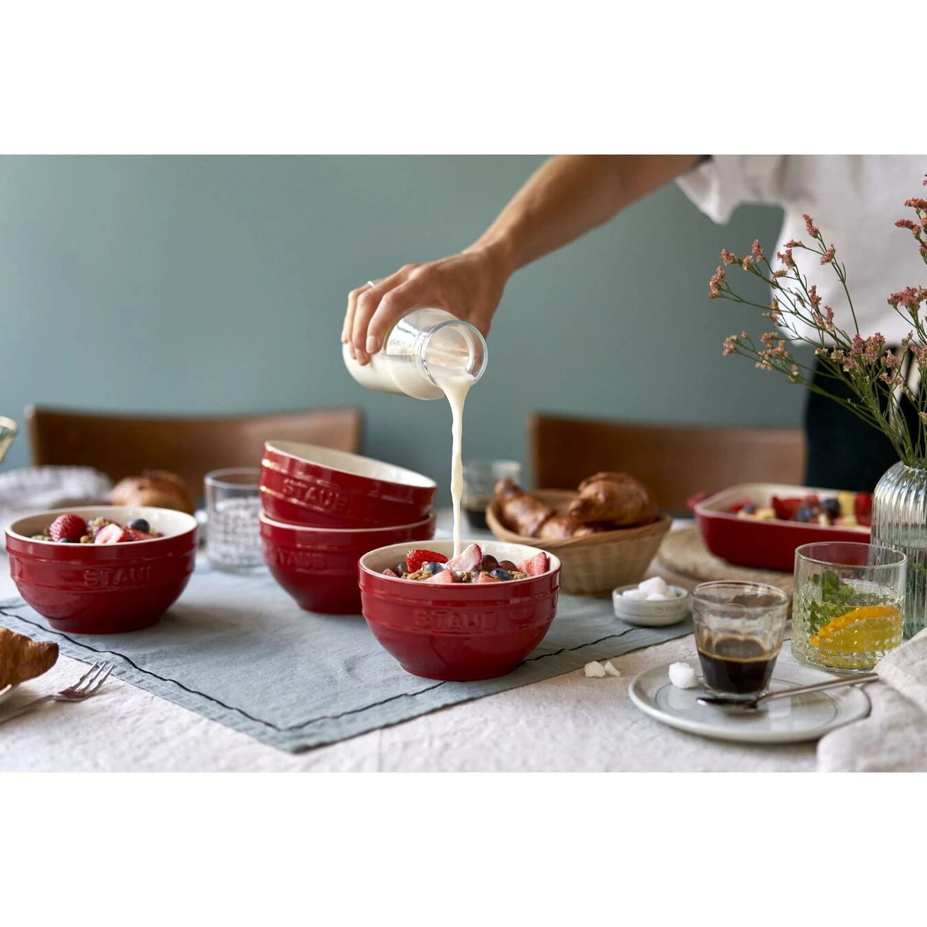 Staub Schüssel 14 Cm, Keramik, Kirsch-Rot 6 Staub Schüssel 14 Cm, Keramik, Kirsch-Rot – Bild 4