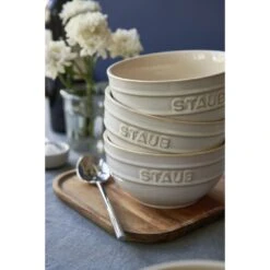 Staub Schüssel 14 Cm, Keramik, Elfenbein-Weiß 10 Staub Schüssel 14 Cm, Keramik, Elfenbein-Weiß -Staub 424424398