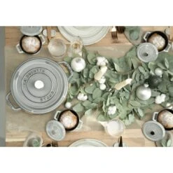 Staub Cocotte 26 Cm, Rund, Graphit-Grau, Gusseisen -Staub 750047422